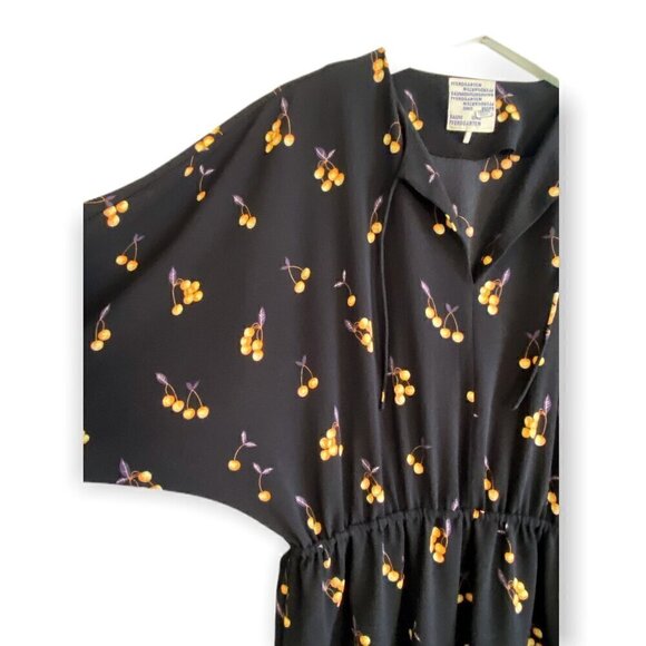 BAUM‎ UND PFERDGARTEN Ariana cherry mini dress, Size 42 EU/12US, Black - Picture 9 of 15